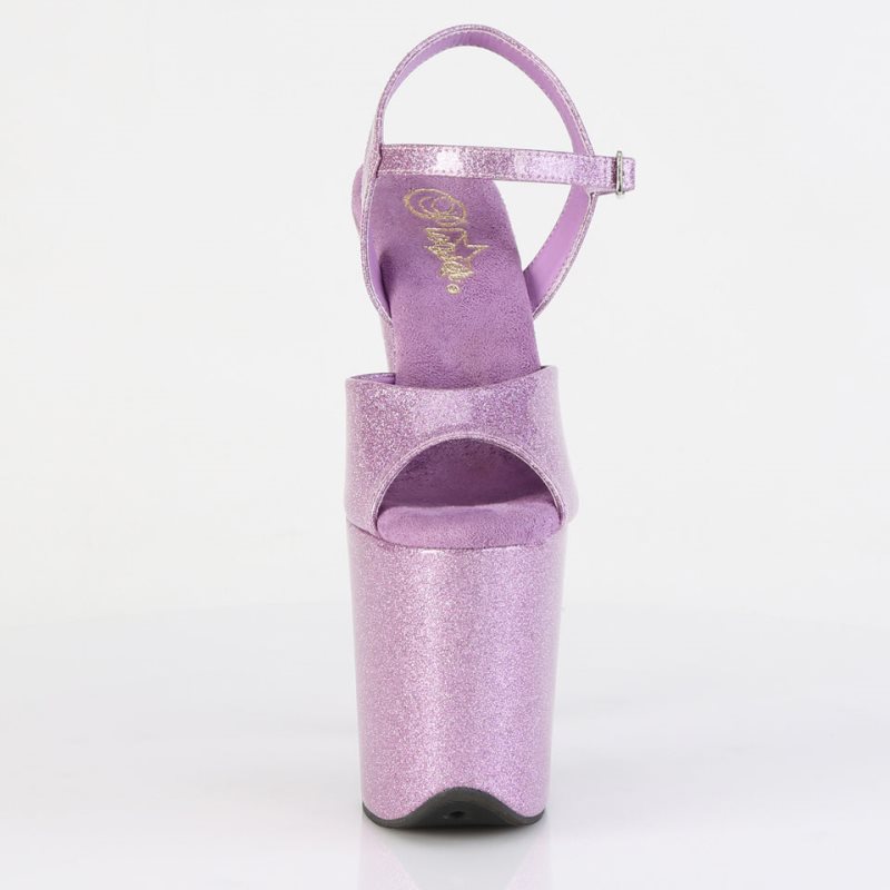 Pleaser Flamingo-809GP Hakken Dames Paars | BELGIE BEFNHJWR