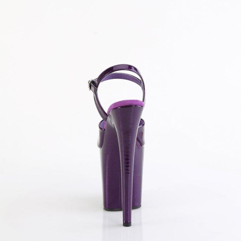Pleaser Flamingo-809GP Hakken Dames Paars | BELGIE BEUZRYVK