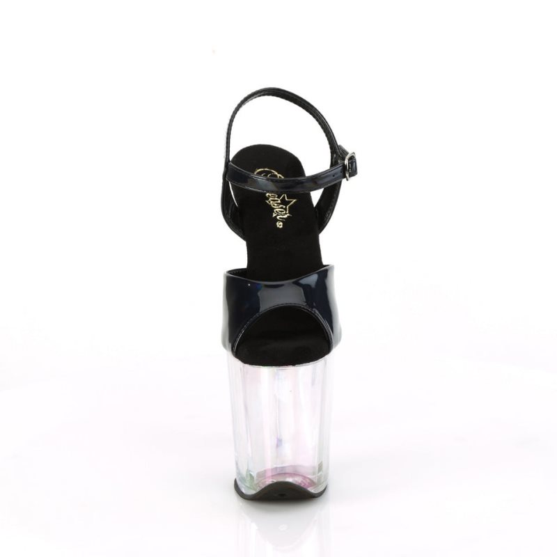 Pleaser Flamingo-809HT Hakken Dames Zwart | BELGIE BEAJRDQL