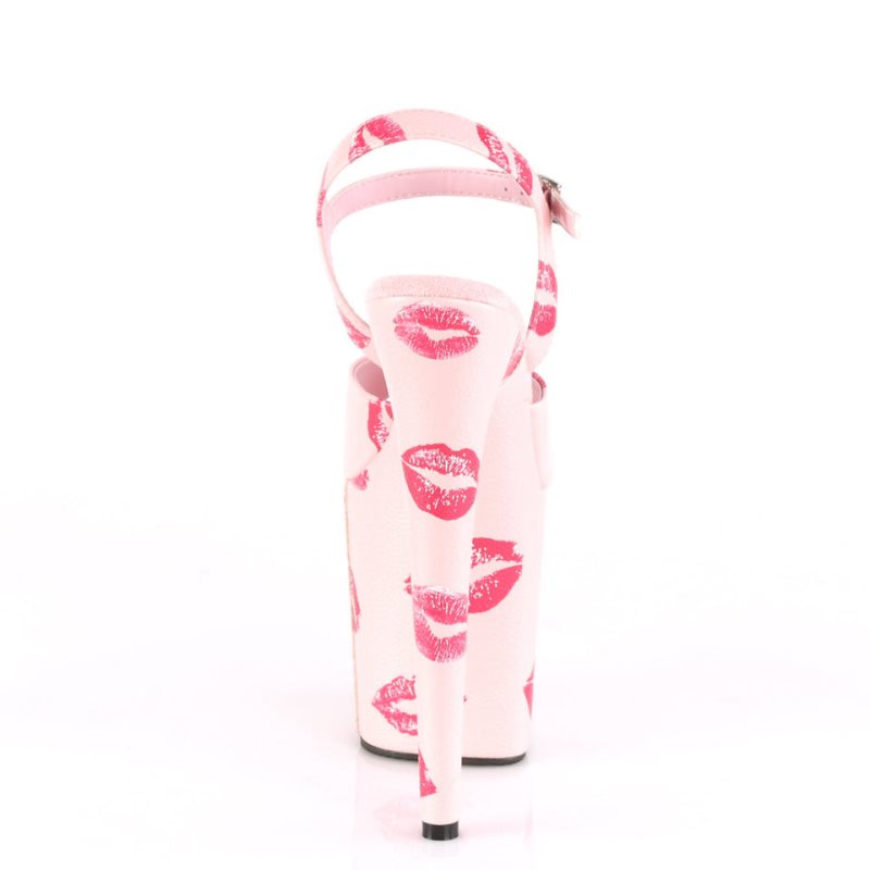 Pleaser Flamingo-809KISSES Hakken Dames Roze | BELGIE BELKQTJN