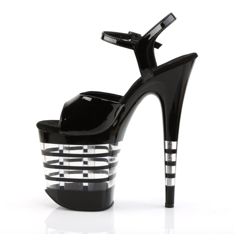 Pleaser Flamingo-809LN Hakken Dames Zwart | BELGIE BEIZMSBU