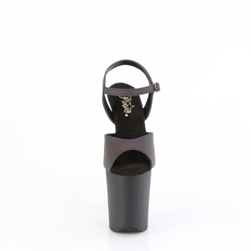 Pleaser Flamingo-809REFL Hakken Dames Groen Zwart | BELGIE BEFXHWPK