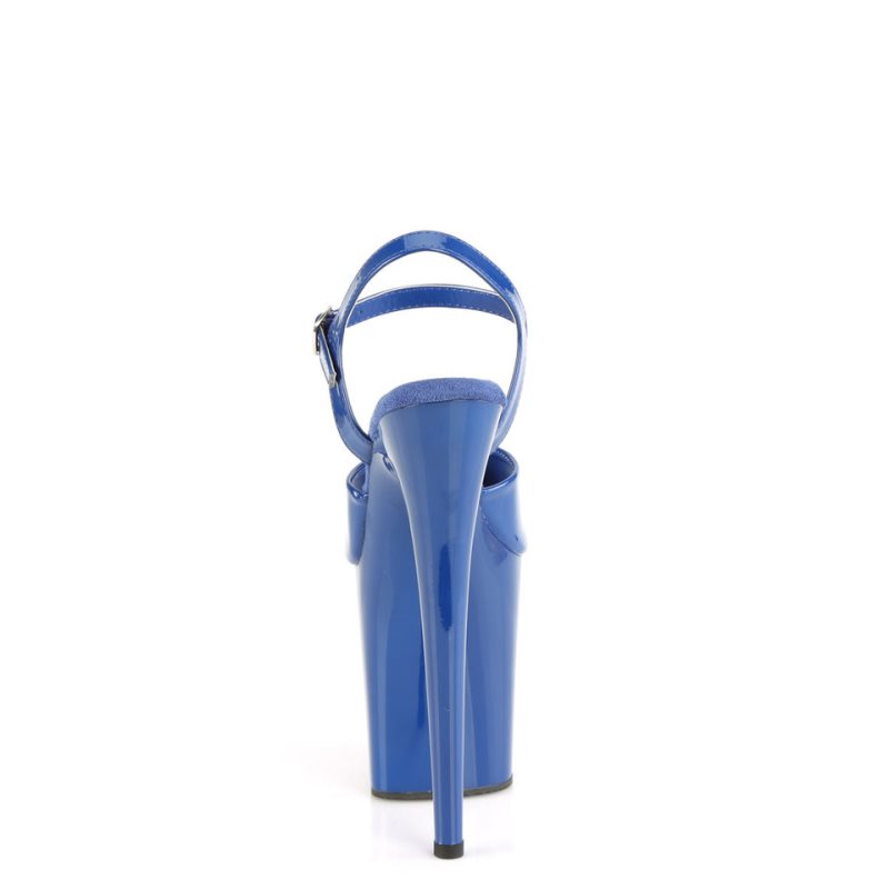 Pleaser Flamingo-809 Hakken Dames Blauw | BELGIE BEBZEPJH