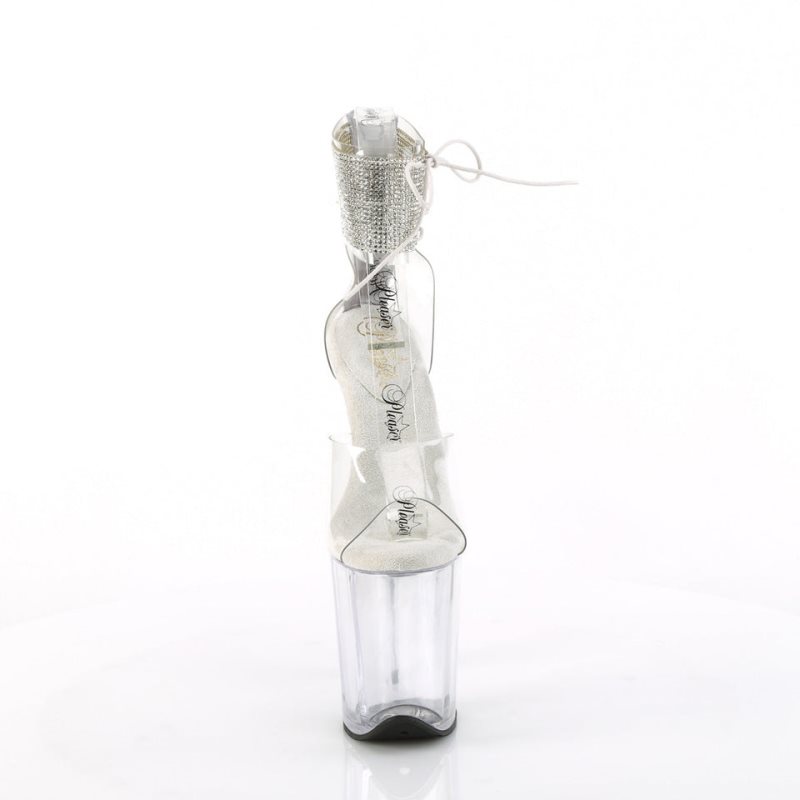Pleaser Flamingo-824RS Hakken Dames Clear | BELGIE BEFWDENB