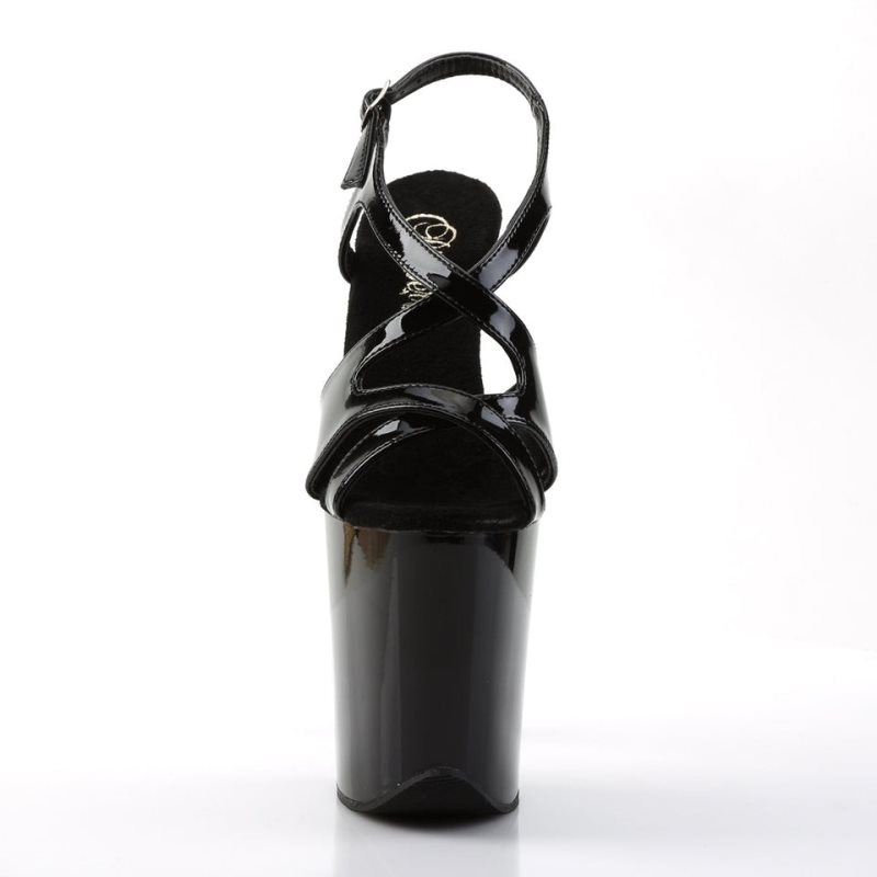 Pleaser Flamingo-831 Hakken Dames Zwart | BELGIE BENXWBGI
