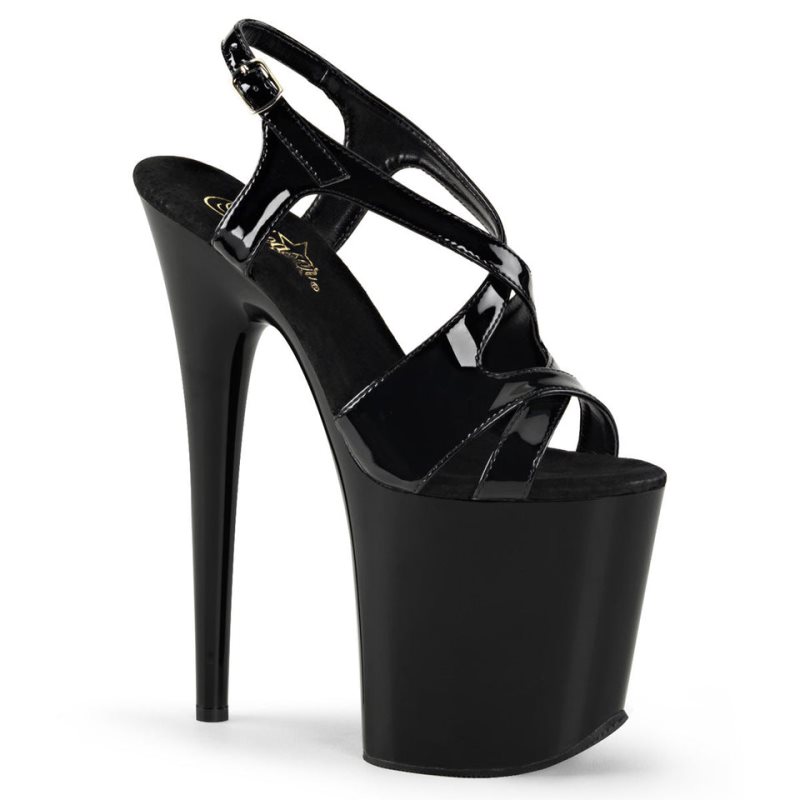 Pleaser Flamingo-831 Hakken Dames Zwart | BELGIE BENXWBGI