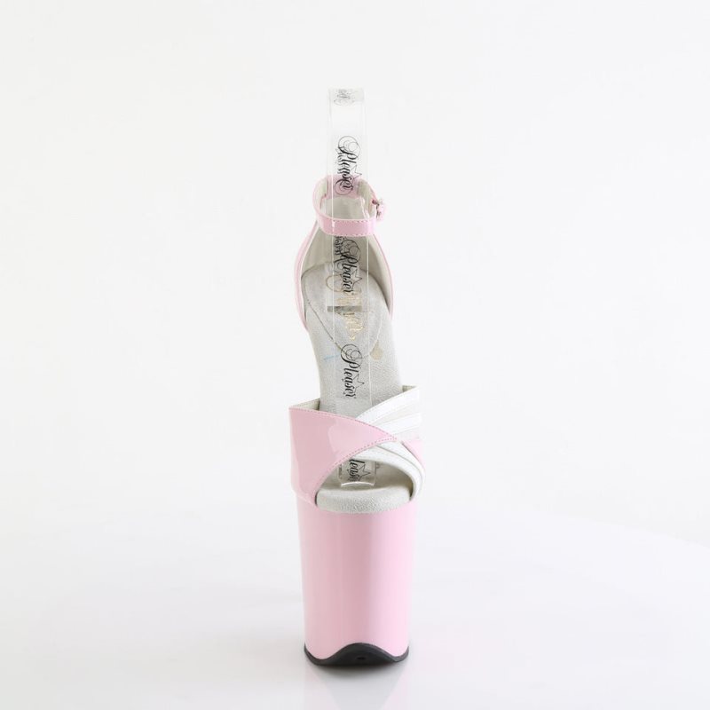Pleaser Flamingo-884 Hakken Dames Roze Wit | BELGIE BERFXJEB