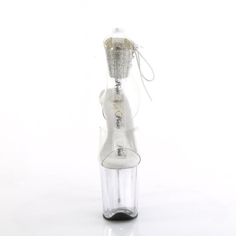 Pleaser Flamingo-891-2RS Hakken Dames Clear | BELGIE BEEBNMDP