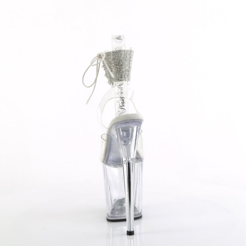Pleaser Flamingo-891-2RS Hakken Dames Clear | BELGIE BEEBNMDP