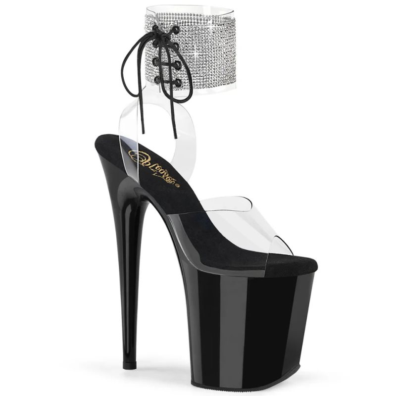Pleaser Flamingo-891-2RS Hakken Dames Zwart | BELGIE BESUYPWM