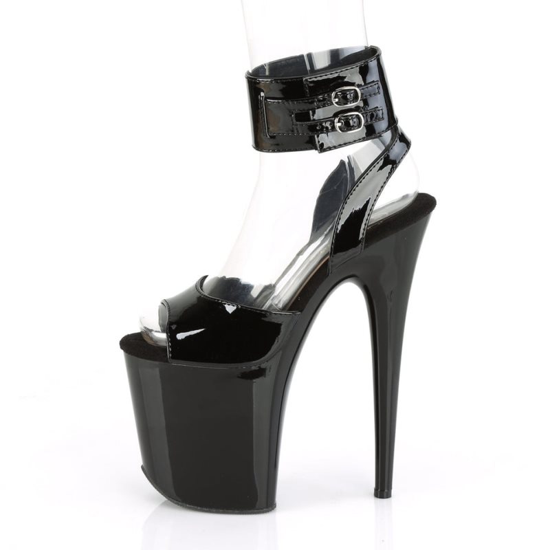 Pleaser Flamingo-891 Hakken Dames Zwart | BELGIE BENIPVHX
