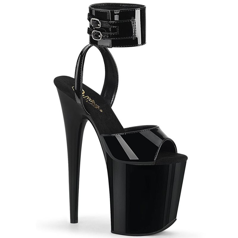 Pleaser Flamingo-891 Hakken Dames Zwart | BELGIE BENIPVHX