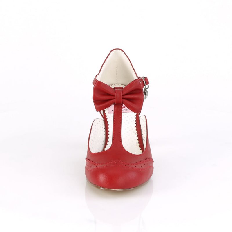 Pleaser Flapper-11 Hakken Dames Rood | BELGIE BEUCVFIK