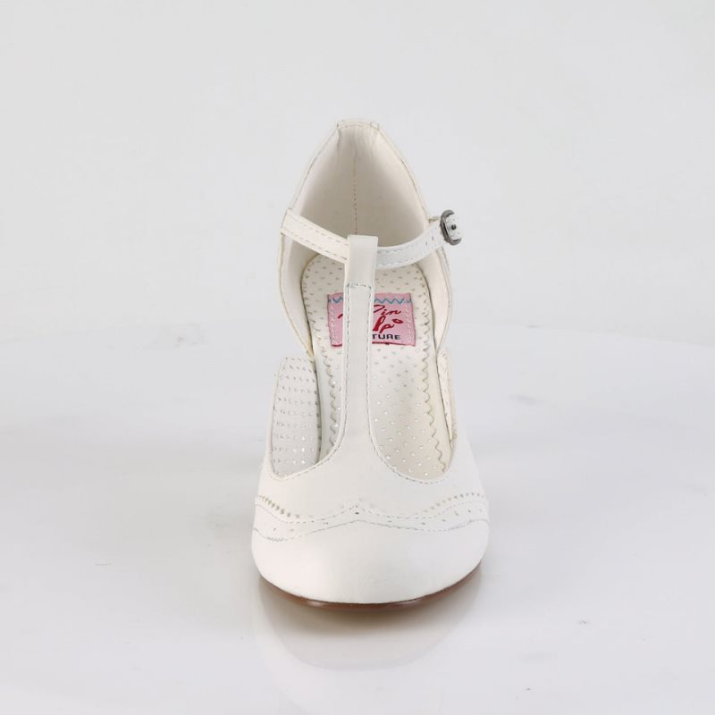 Pleaser Flapper-26 Hakken Dames Wit | BELGIE BEZYXQKL