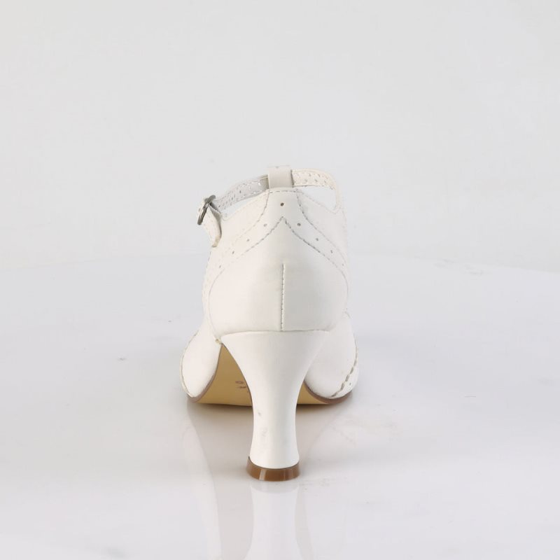 Pleaser Flapper-26 Hakken Dames Wit | BELGIE BEZYXQKL