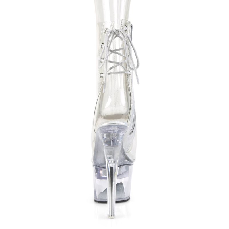 Pleaser Flashdance-1018C-7 Laarzen Dames Clear | BELGIE BEQDARTI