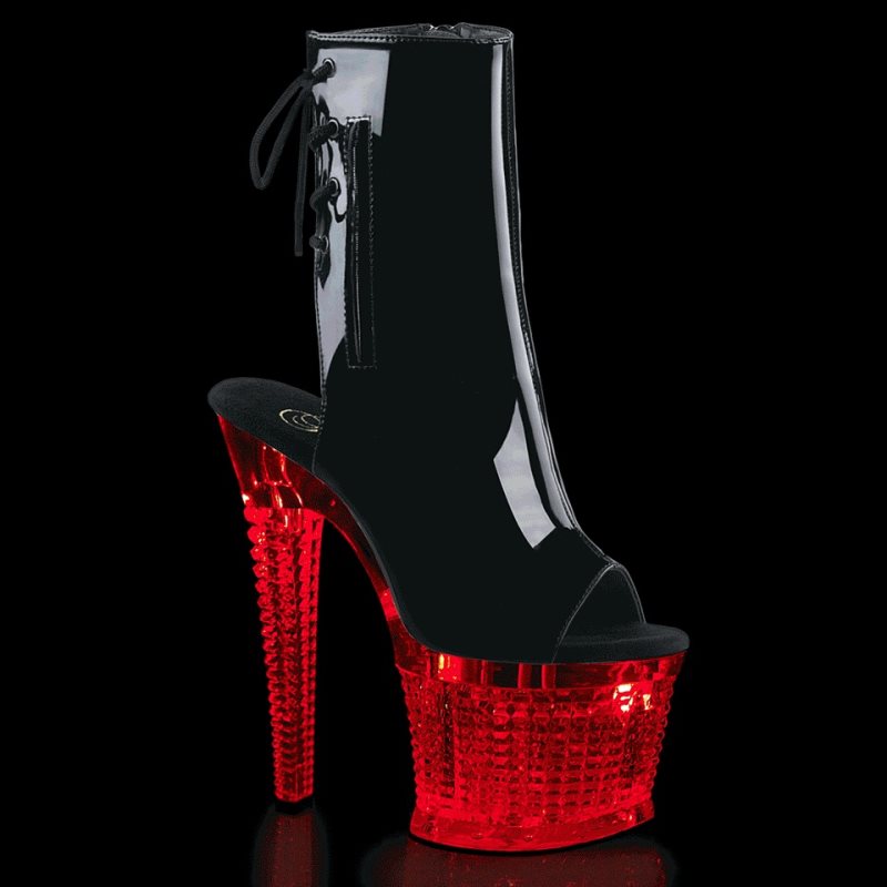 Pleaser Flashdance-1018SPEC Laarzen Dames Zwart | BELGIE BEBOYKSV