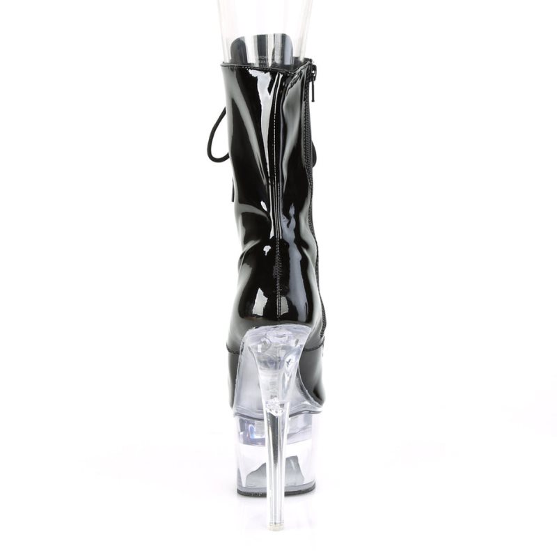 Pleaser Flashdance-1020-7 Laarzen Dames Zwart | BELGIE BEZGQMSY