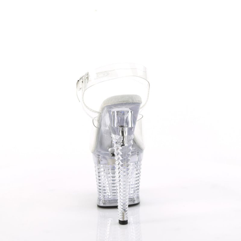 Pleaser Flashdance-708SPEC Hakken Dames Clear | BELGIE BENKEMGX