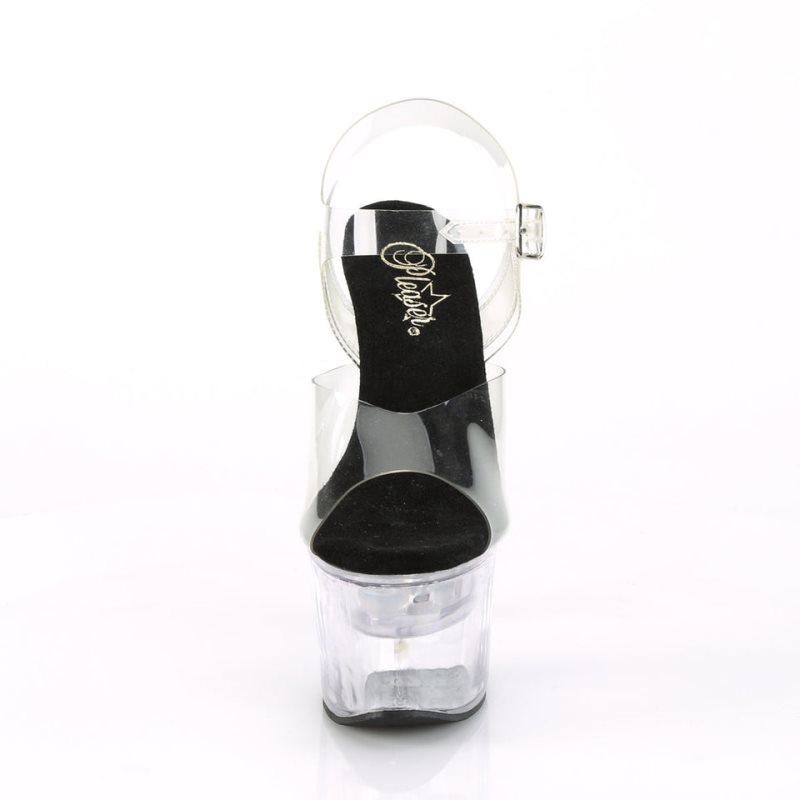 Pleaser Flashdance-708 Hakken Dames Zwart | BELGIE BETXSBIL