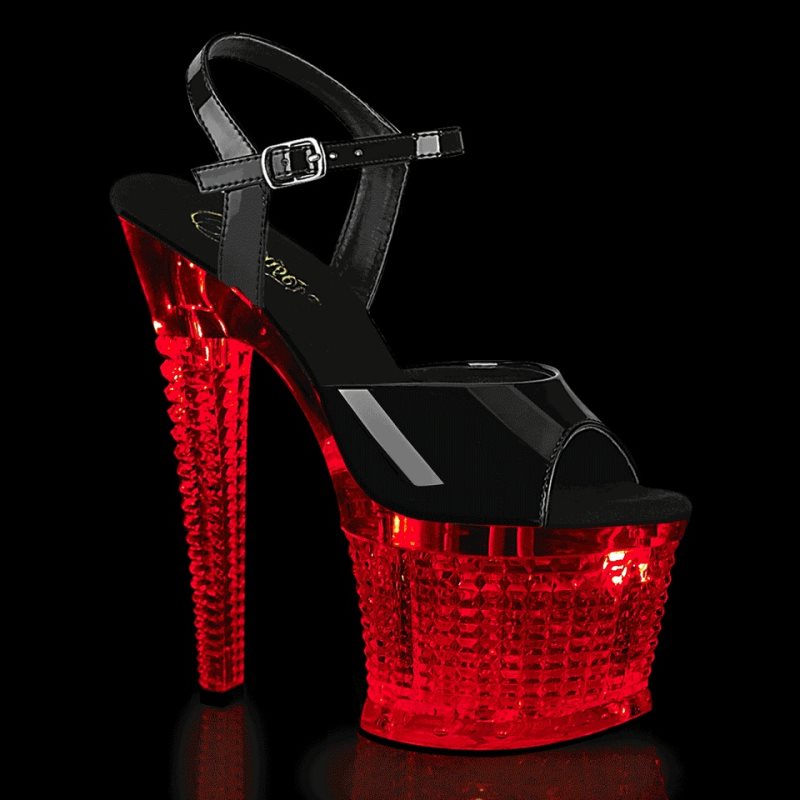 Pleaser Flashdance-709SPEC Hakken Dames Zwart | BELGIE BEMOUFRP