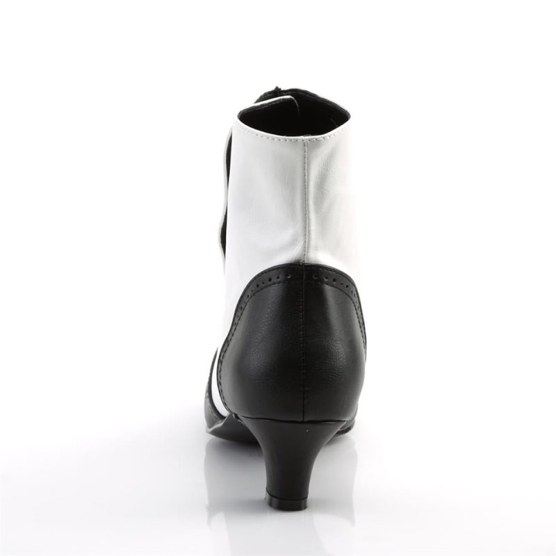 Pleaser Flora-1023 Vegan Leather Laarzen Dames Wit | BELGIE BEIAZNJF