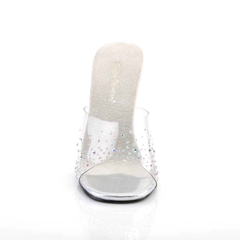 Pleaser Gala-01SD Badslippers Dames Clear | BELGIE BEZJSPRW
