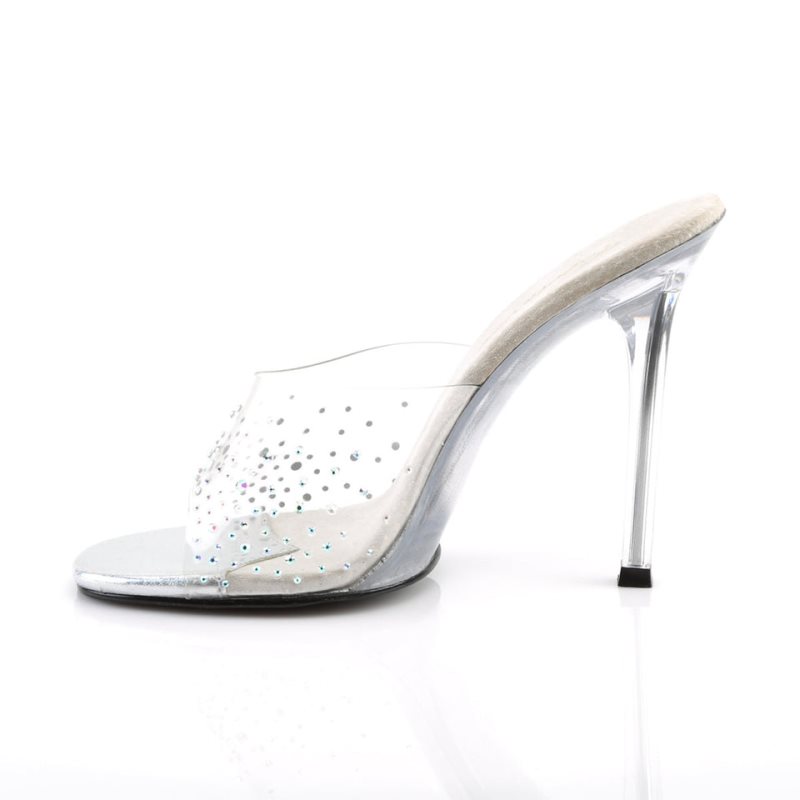 Pleaser Gala-01SD Badslippers Dames Clear | BELGIE BEZJSPRW