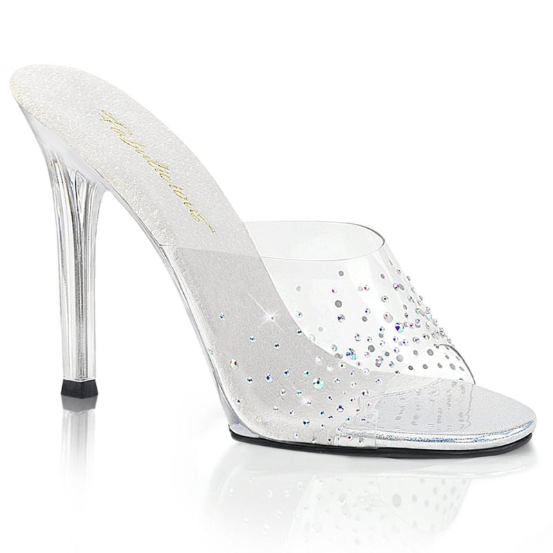 Pleaser Gala-01SD Badslippers Dames Clear | BELGIE BEZJSPRW