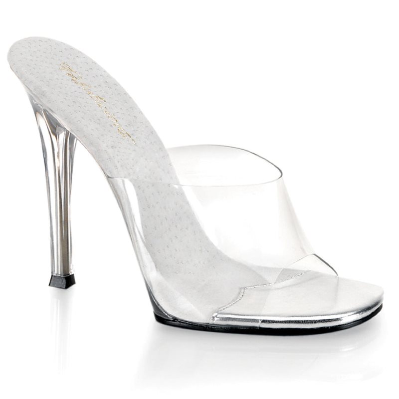 Pleaser Gala-01 Badslippers Dames Clear | BELGIE BEZILHDJ