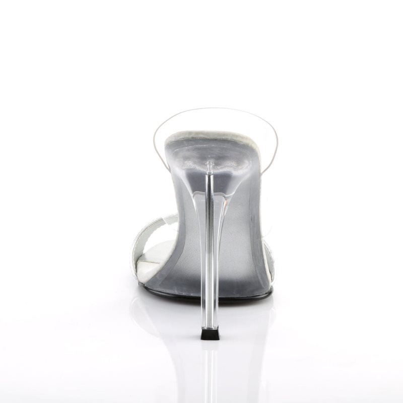 Pleaser Gala-02L Badslippers Dames Zilver | BELGIE BEIUFMLX