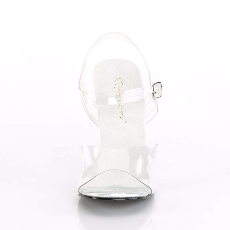 Pleaser Gala-08MG Hakken Dames Clear | BELGIE BEJXTYQK