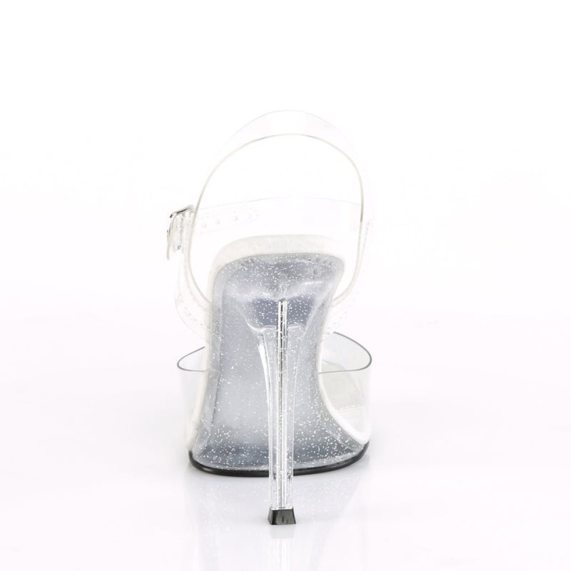 Pleaser Gala-08MG Hakken Dames Clear | BELGIE BEJXTYQK