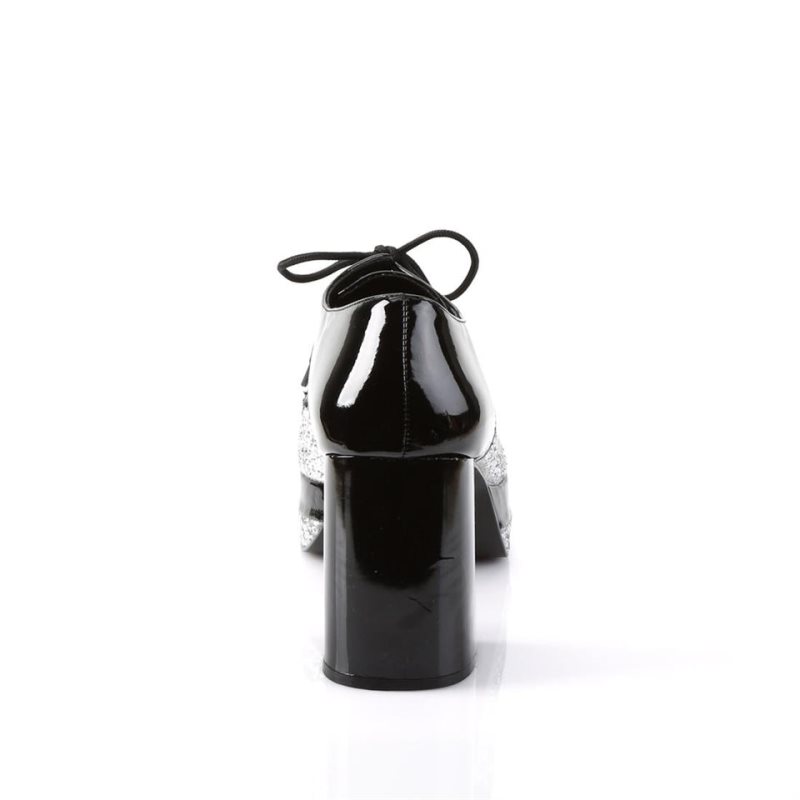 Pleaser Glamrock-02 Enkellaarzen Dames Zwart | BELGIE BENVKMJY