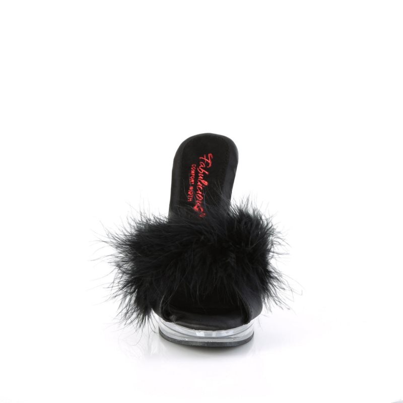 Pleaser Glory-501F-8 Badslippers Dames Zwart | BELGIE BELYISZQ