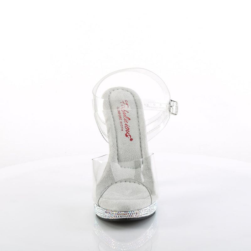 Pleaser Glory-508DM Hakken Dames Zilver | BELGIE BEVSXJIK