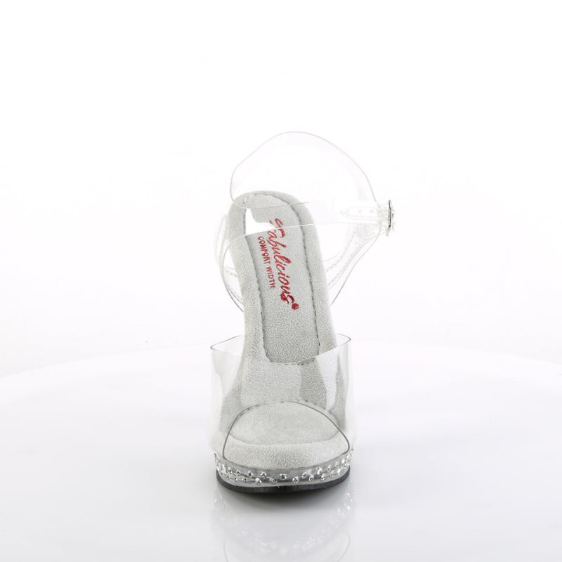Pleaser Glory-508SDT Hakken Dames Clear | BELGIE BECAFTHN