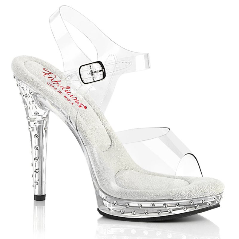 Pleaser Glory-508SDT Hakken Dames Clear | BELGIE BECAFTHN