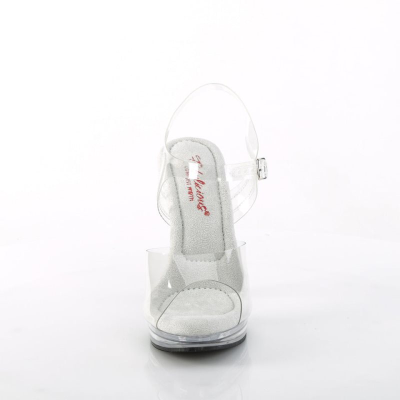 Pleaser Glory-508 Hakken Dames Clear | BELGIE BEAWIHQO