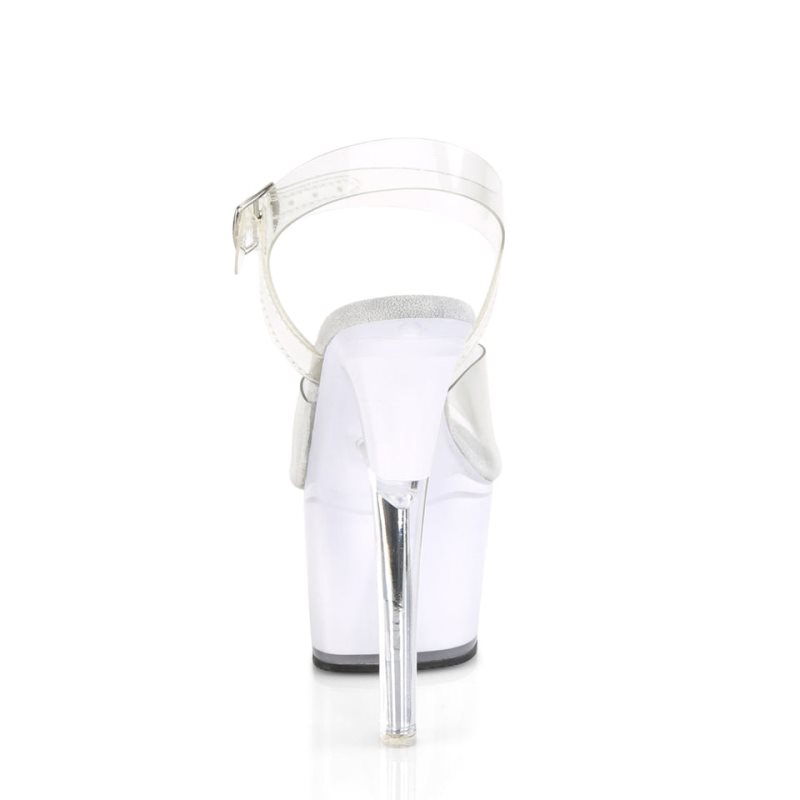 Pleaser Illuminator-708 Hakken Dames Wit | BELGIE BENTECMH