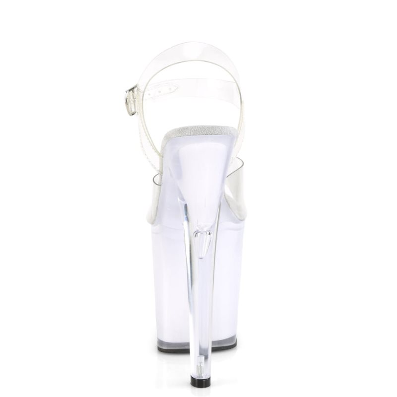 Pleaser Illuminator-808 Hakken Dames Wit | BELGIE BENGZXQS