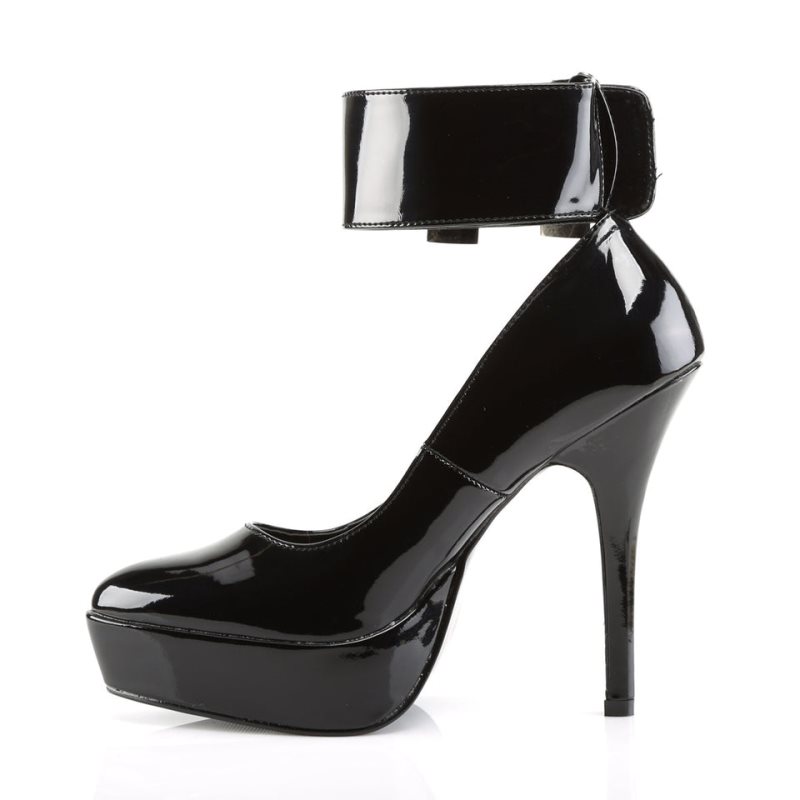 Pleaser Indulge-534 Hakken Dames Zwart | BELGIE BEKMLWNI