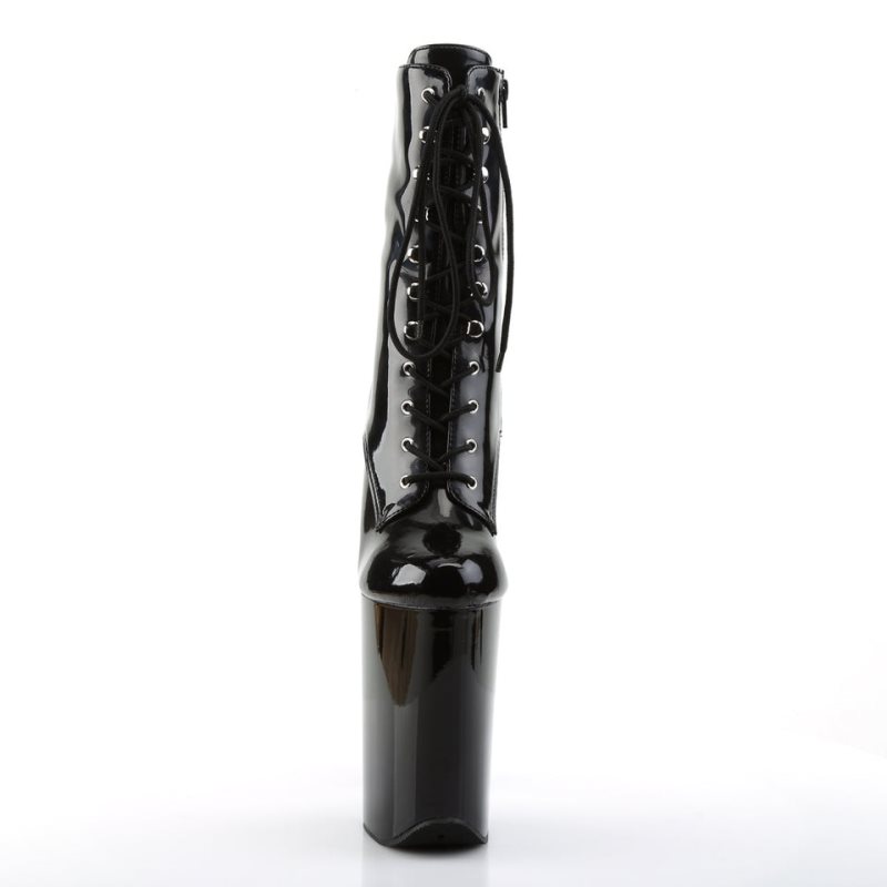 Pleaser Infinity-1020 Laarzen Dames Zwart | BELGIE BEWAULQG
