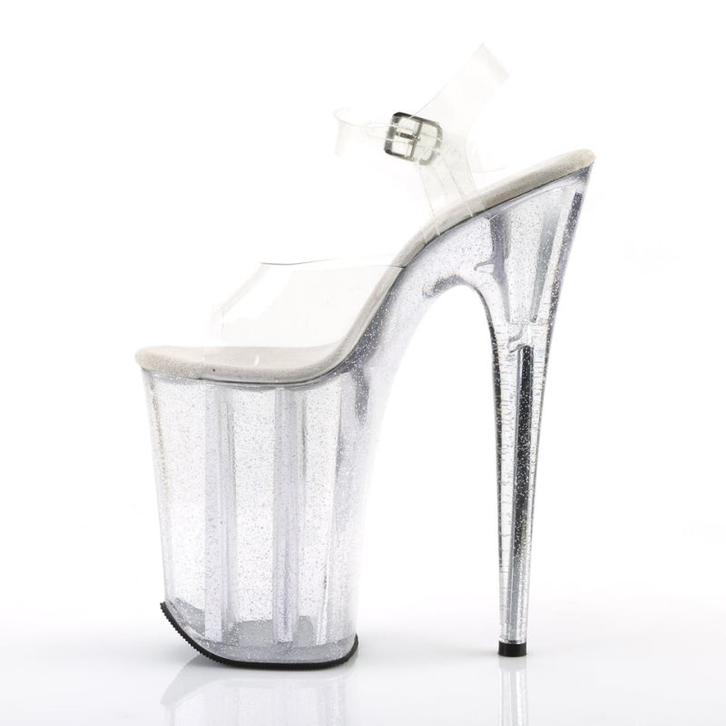Pleaser Infinity-908MG Hakken Dames Clear | BELGIE BEOMJWCQ