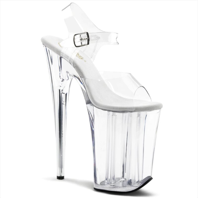 Pleaser Infinity-908 Hakken Dames Clear | BELGIE BEPRBKMC