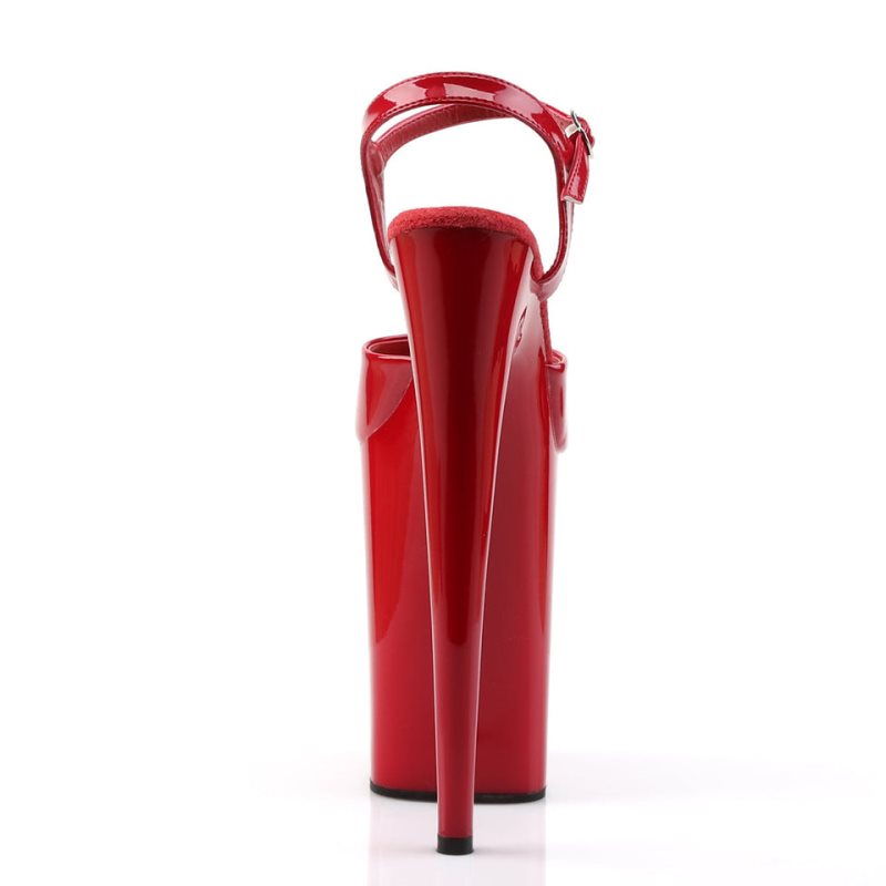 Pleaser Infinity-909 Hakken Dames Rood | BELGIE BECPXIKU