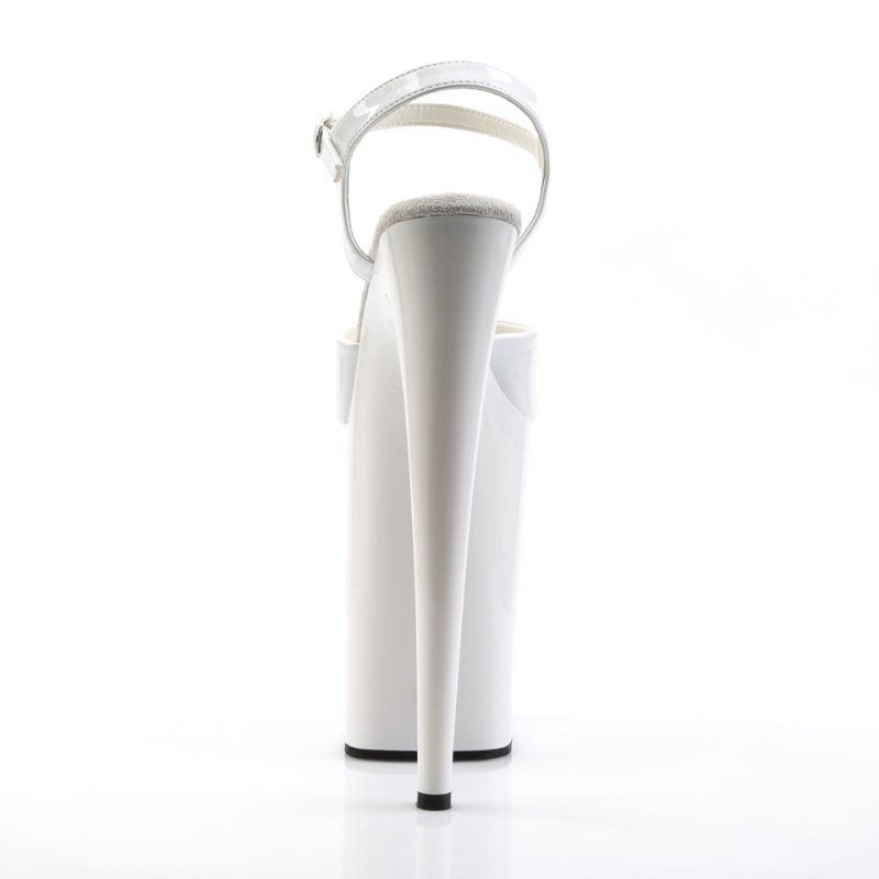 Pleaser Infinity-909 Hakken Dames Wit | BELGIE BEOMPZCD