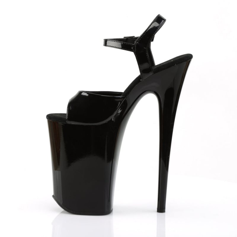 Pleaser Infinity-909 Hakken Dames Zwart | BELGIE BEFXSBQJ