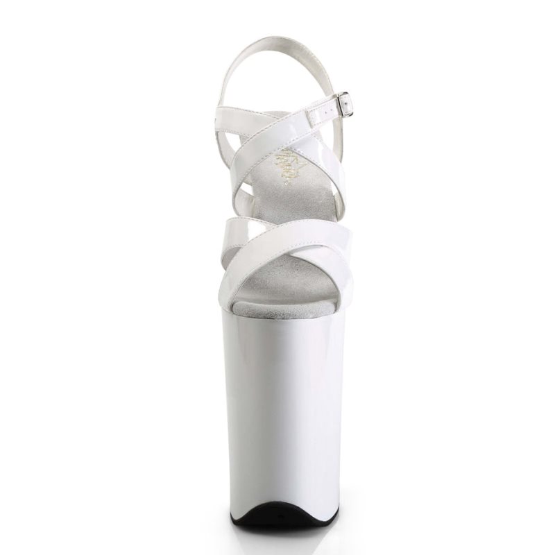Pleaser Infinity-997 Hakken Dames Wit | BELGIE BECMTQZN