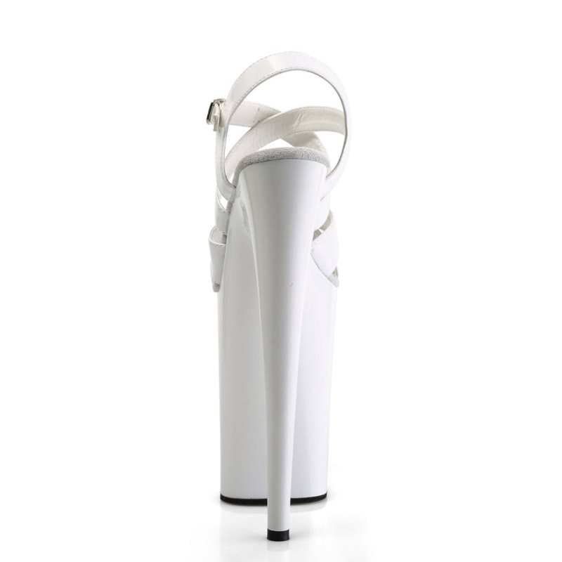 Pleaser Infinity-997 Hakken Dames Wit | BELGIE BECMTQZN